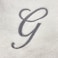 BYFT Iris Embroidered For You Hand Towel 50 x 80 Cm Bath Towel 70 x 140 Cm 600 Gsm White 100% Cotton Letter "G" Silver Thread Set of 02