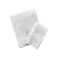 BYFT Iris Embroidered For You Hand Towel 50 x 80 Cm Bath Towel 70 x 140 Cm 600 Gsm White 100% Cotton Letter "G" Silver Thread Set of 02