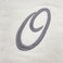 BYFT Iris Embroidered For You Hand Towel 50 x 80 Cm Bath Towel 70 x 140 Cm 600 Gsm White 100% Cotton Letter "O" Silver Thread Set of 02
