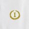 BYFT Iris Embroidered For You Hand Towel 50 x 80 Cm 600 Gsm White 100% Cotton Letter "I" Gold Thread Set of 01