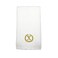 BYFT Iris Embroidered For You Hand Towel 50 x 80 Cm 600 Gsm White 100% Cotton Letter "X" Gold Thread Set of 01