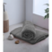 BYFT Camellia Hand Towel 50 x 100 Cm 550 Gsm Grey Diagonal Dobby 100% Cotton Set of 02