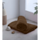 BYFT Camellia Hand Towel 50 x 100 Cm 550 Gsm Dark Brown Diagonal Dobby 100% Cotton Set of 02