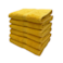 BYFT Gardenia Hand Towel 50 x 100 Cm 550 Gsm Yellow Diamond Dobby 100% Cotton Set of 06