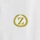 BYFT Iris Embroidered For You Hand Towel 50 x 80 Cm Bath Towel 70 x 140 Cm 600 Gsm White 100% Cotton Letter "Z" Gold Thread Set of 02