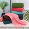 BYFT Spring Bath Towel 70 x 140 Cm 450 Gsm Dark Brown Plain 100% Microfiber Set of 01