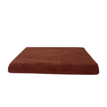 BYFT Spring Bath Towel 70 x 140 Cm 450 Gsm Dark Brown Plain 100% Microfiber Set of 01