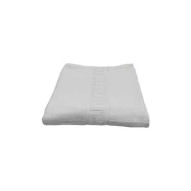 BYFT Magnolia Hand Towel 50 x 100 Cm 600 Gsm White G Dobby 100% Cotton Set of 01
