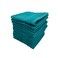 BYFT Daffodil Face Towel 30 x 30 Cm 500 Gsm Turquoise Blue Stripe Diamond Dobby 100% Cotton Set of 12