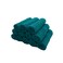 BYFT Daffodil Face Towel 30 x 30 Cm 500 Gsm Turquoise Blue Stripe Diamond Dobby 100% Cotton Set of 12