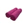 BYFT Daffodil Bath Towel 70 x 140 Cm 500 Gsm Fuchsia Pink Stripe Diamond Dobby 100% Cotton Set of 02
