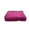 BYFT Daffodil Bath Towel 70 x 140 Cm 500 Gsm Fuchsia Pink Stripe Diamond Dobby 100% Cotton Set of 02