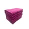 BYFT Daffodil Bath Towel 70 x 140 Cm 500 Gsm Fuchsia Pink Stripe Diamond Dobby 100% Cotton Set of 06