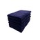 BYFT Daffodil Bath Towel 70 x 140 Cm 500 Gsm Navy Blue Stripe Diamond Dobby 100% Cotton Set of 06