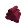 BYFT Daffodil Hand Towel 40 x 60 Cm 500 Gsm Burgundy Stripe Diamond Dobby 100% Cotton Set of 06