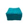 BYFT Daffodil Hand Towel 40 x 60 Cm 500 Gsm Turquoise Blue Stripe Diamond Dobby 100% Cotton Set of 06