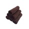 BYFT Daffodil Hand Towel 60 x 110 Cm 500 Gsm Brown Stripe Diamond Dobby 100% Cotton Set of 06
