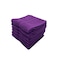 BYFT Daffodil Hand Towel 60 x 110 Cm 500 Gsm Purple Stripe Diamond Dobby 100% Cotton Set of 06