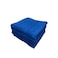 BYFT Daffodil Face Towel 30 x 30 Cm 500 Gsm Royal Blue Stripe Diamond Dobby 100% Cotton Set of 06