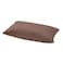 BYFT Tulip (Dark Brown) Pillow Cover with 1 cm Satin Stripe (52 x 73 + 12 Cm-Set of 1 Pc) 100% Cotton, Soft and Luxurious Hotel Quality Bed linen-300 TC