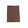 BYFT Tulip (Dark Brown) Pillow Cover with 1 cm Satin Stripe (52 x 73 + 12 Cm-Set of 1 Pc) 100% Cotton, Soft and Luxurious Hotel Quality Bed linen-300 TC