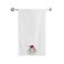 BYFT Iris Embroidered For You Bath Towel 70 x 140 Cm 600 Gsm White 100% Cotton Santaclaus Set of 01