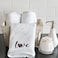 BYFT Iris Embroidered For You Hand Towel 50 x 80 Cm 600 Gsm White 100% Cotton Minnie Love Set of 01