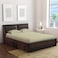 BYFT Orchard Exclusive (Cream) King Size Flat Sheet and Pillow covers (Set of 3 Pcs) Cotton percale Weave, Soft and Luxurious, High Quality Bed linen -180 TC