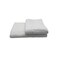 BYFT Magnolia Hand Towel 50 x 80 Cm Bath Towel 70 x 140 Cm 600 Gsm White G Dobby 100% Cotton Set of 02