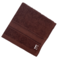 BYFT Daffodil Face Towel 30 x 30 Cm 500 Gsm Brown Stripe Diamond Dobby 100% Cotton Letter "E" White Thread Set of 06