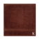 BYFT Daffodil Face Towel 30 x 30 Cm 500 Gsm Brown Stripe Diamond Dobby 100% Cotton Letter "K" White Thread Set of 06