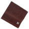 BYFT Daffodil Face Towel 30 x 30 Cm 500 Gsm Brown Stripe Diamond Dobby 100% Cotton Letter "N" White Thread Set of 06