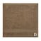 BYFT Daffodil Face Towel 30 x 30 Cm 500 Gsm Dark Beige Stripe Diamond Dobby 100% Cotton Letter "D" White Thread Set of 06