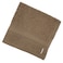 BYFT Daffodil Face Towel 30 x 30 Cm 500 Gsm Dark Beige Stripe Diamond Dobby 100% Cotton Letter "J" White Thread Set of 06
