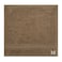 BYFT Daffodil Face Towel 30 x 30 Cm 500 Gsm Dark Beige Stripe Diamond Dobby 100% Cotton Letter "M" White Thread Set of 06