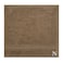 BYFT Daffodil Face Towel 30 x 30 Cm 500 Gsm Dark Beige Stripe Diamond Dobby 100% Cotton Letter "N" White Thread Set of 06