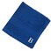 BYFT Daffodil Face Towel 30 x 30 Cm 500 Gsm Royal Blue Stripe Diamond Dobby 100% Cotton Letter &quot;B&quot; White Thread Set of 06