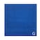 BYFT Daffodil Face Towel 30 x 30 Cm 500 Gsm Royal Blue Stripe Diamond Dobby 100% Cotton Letter "G" White Thread Set of 06