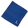 BYFT Daffodil Face Towel 30 x 30 Cm 500 Gsm Royal Blue Stripe Diamond Dobby 100% Cotton Letter "L" White Thread Set of 06