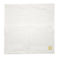 BYFT Iris Embroidered For You Face Towel 33 x 33 Cm 600 Gsm White 100% Cotton Letter "D" Gold Thread Set of 06