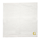 BYFT Iris Embroidered For You Face Towel 33 x 33 Cm 600 Gsm White 100% Cotton Letter "G" Gold Thread Set of 06