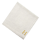 BYFT Iris Embroidered For You Face Towel 33 x 33 Cm 600 Gsm White 100% Cotton Letter "H" Gold Thread Set of 06