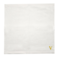 BYFT Iris Embroidered For You Face Towel 33 x 33 Cm 600 Gsm White 100% Cotton Letter "V" Gold Thread Set of 06