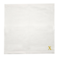 BYFT Iris Embroidered For You Face Towel 33 x 33 Cm 600 Gsm White 100% Cotton Letter "X" Gold Thread Set of 06