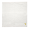 BYFT Iris Embroidered For You Face Towel 33 x 33 Cm 600 Gsm White 100% Cotton Letter "Y" Gold Thread Set of 06