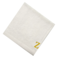 BYFT Iris Embroidered For You Face Towel 33 x 33 Cm 600 Gsm White 100% Cotton Letter "Z" Gold Thread Set of 06