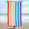 BYFT Mimosa Beach Towel 86 x 162 Cm 390 Gsm Rainbow 100% Cotton Set of 01