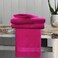 BYFT Home Essentials Bath Sheet 90 x 180 Cm 550 Gsm Fuchsia Pink Horizontal Striped Dobby 100% Cotton Set of 01
