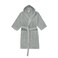 Daffodil (Grey) Premium 8 Year Kids Hooded Bathrobe (112x113 Cm) Terry Cotton, Highly Absorbent and Quick dry, Hotel and Spa Quality Bathrobe for Boy and Girl-400 Gsm