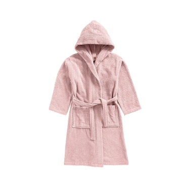 Daffodil (Baby Pink) Premium 10 Year Kids Hooded Bathrobe (120x124 Cm) Terry Cotton, Highly Absorbent and Quick dry, Hotel and Spa Quality Bathrobe for Boy and Girl-400 Gsm